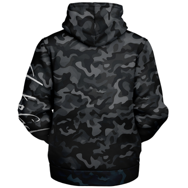 Chokefish™ Microfleece Zip-Up Hoodie Camouflage-006B